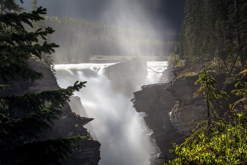 park green water river waterfall flickr jasper alberta jaspernationalpark athabasca 500px