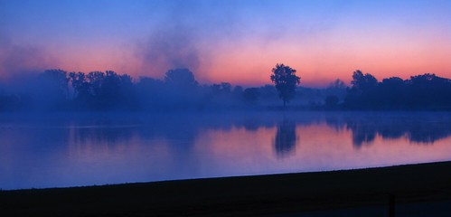 longexposure morning mist lake fog sunrise canon geotagged pond indiana goshen canonpowershotsx10is