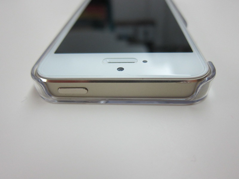 Snugg iPhone 5s Ultra Thin Clear Case - With iPhone 5s (Top)
