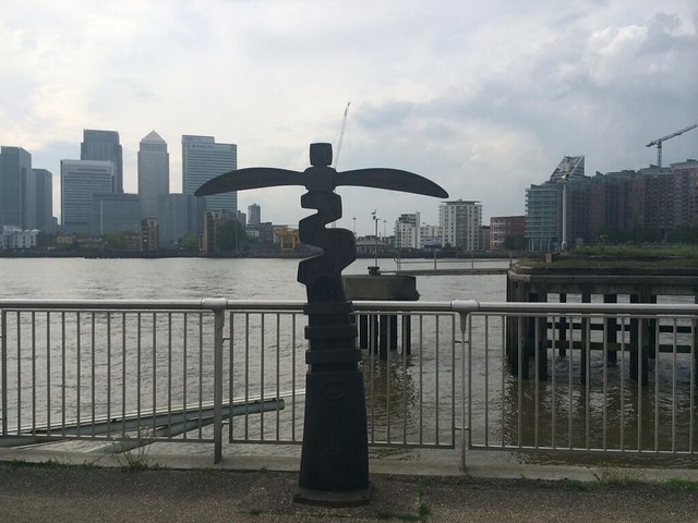 This milepost stands on the meridian