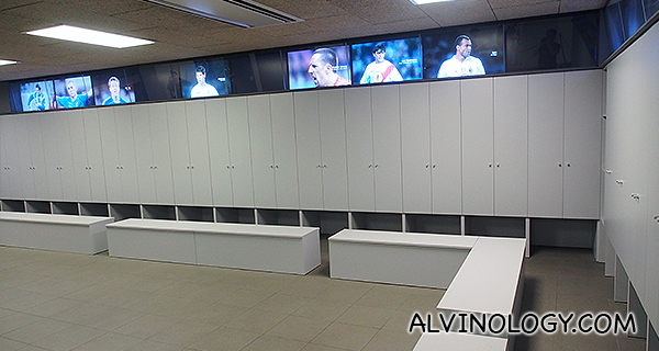 The changing room 