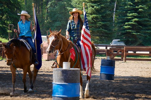 vacation horse montana flags cowgirls flatheadlake flathead flatheadlodge