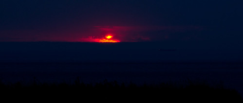 sunset sea sun mer night soleil minolta g sony coucher apo 200 handheld nuit earthnight mainlevée alpha35
