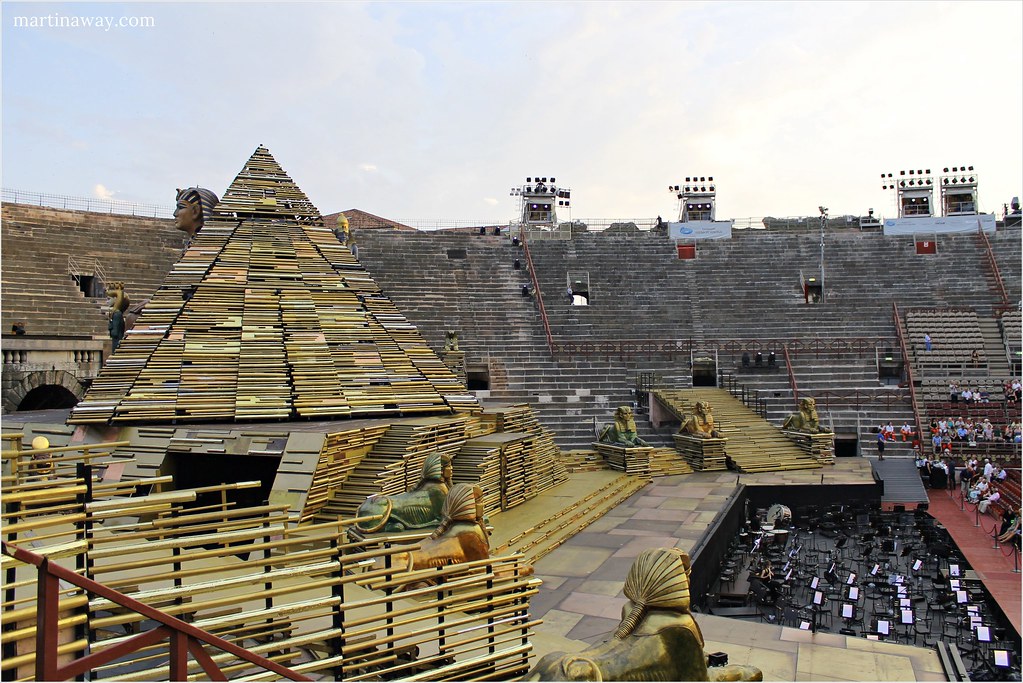 Aida at the Arena di Verona.
