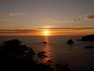 Okuirozaki Coast Sunset