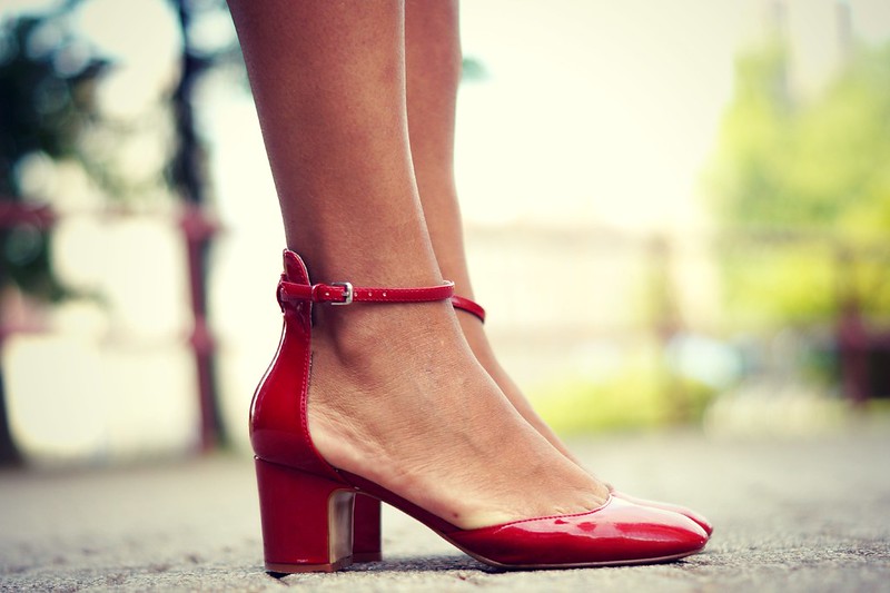 Red Patent Leather Mary Janes