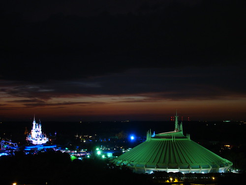 Castle and Space Mountain