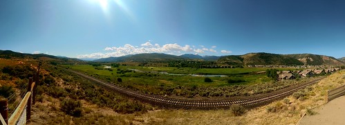 railroad landscape panoramic