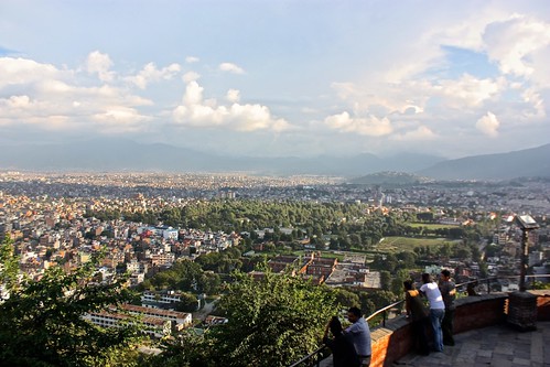 view from Monkey Temple