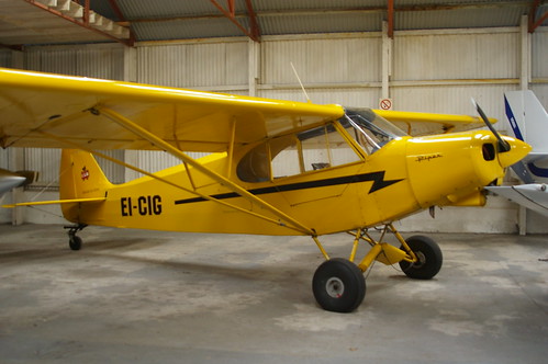 EI-CIG Piper PA-18 Bodmin 10-08-14