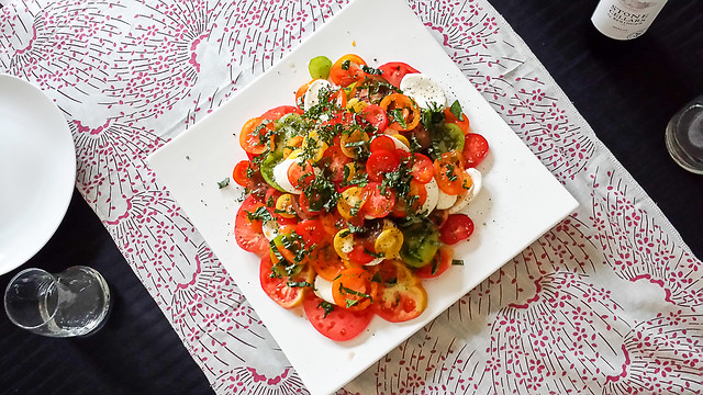 bryson farms layered heirloom tomato caprese salad