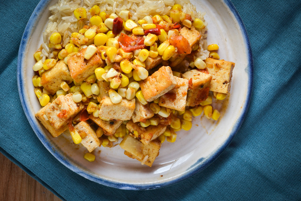 Corn, Kohlrabi, and Tofu Curry | Things I Made Today