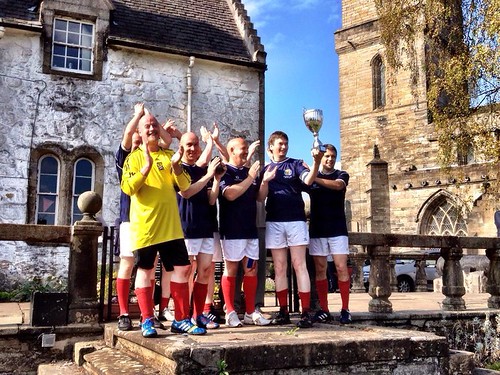 The winning Bloody Scotland football team - 2014