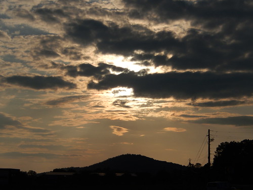 sunset sky clouds ga georgia horizon north ridges cartersville