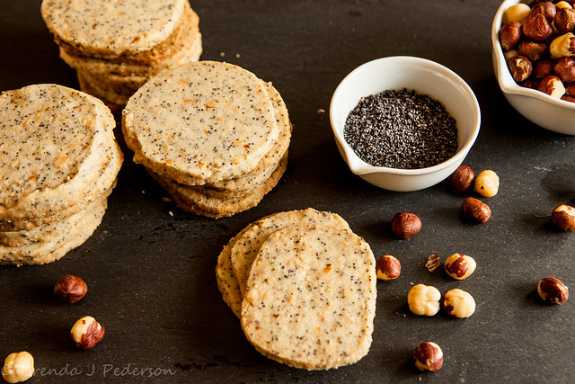Hazelnut Poppy Seed Cookies