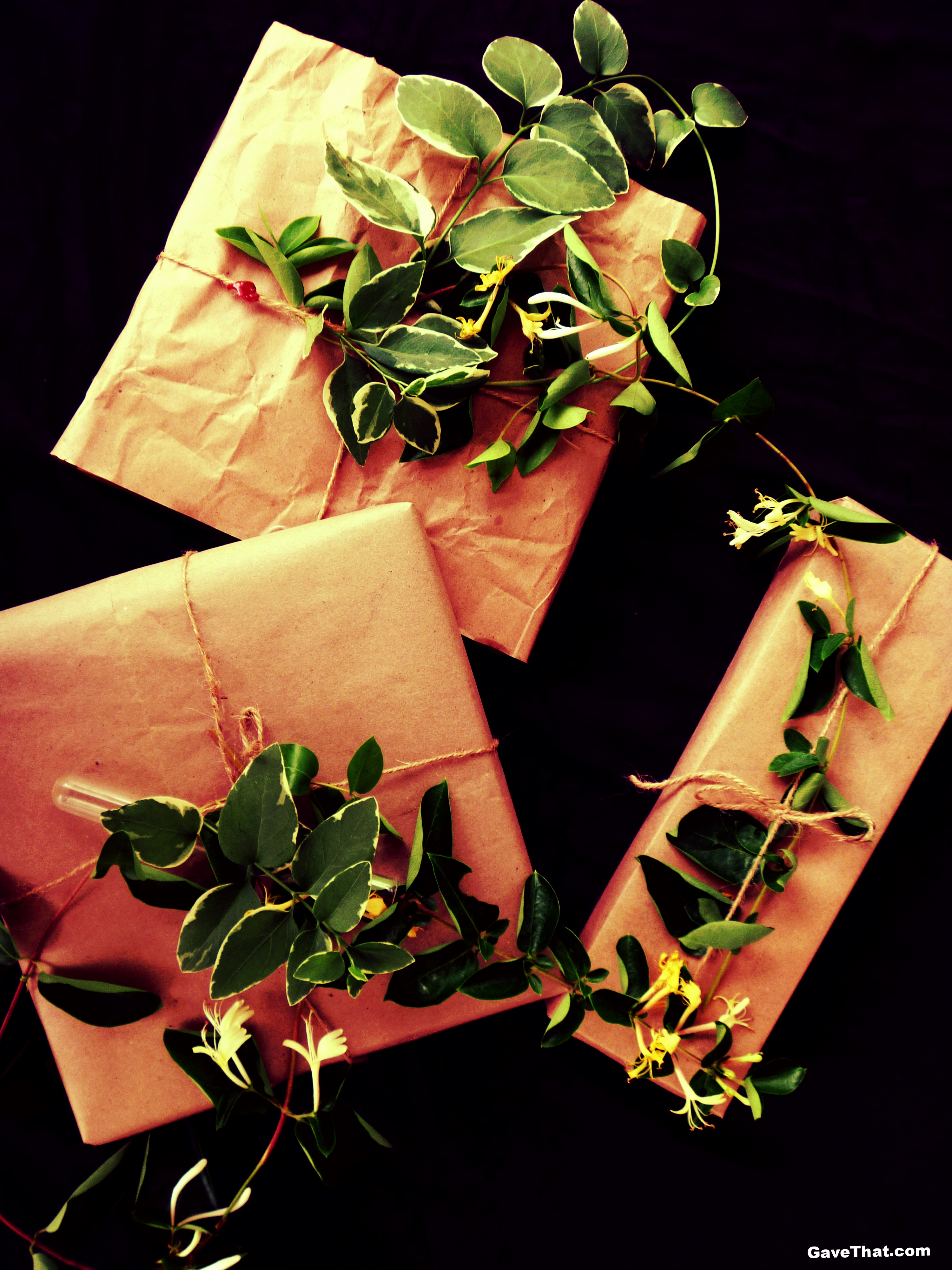 Vine Gift Wrap with Flower Water Tubes