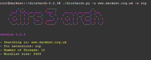 dirs3arch - HTTP File & Directory Brute Forcing Tool
