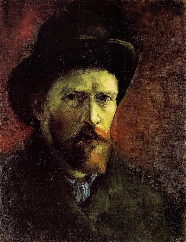 Vincent Van Gogh: Self-Portrait with Dark Felt Hat, 1886