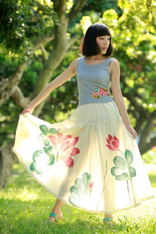 lotus skirt