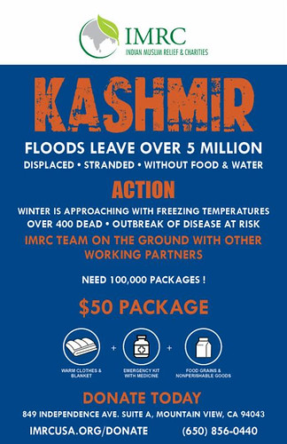 IMRC relief work in Kashmir