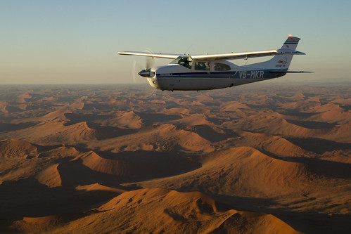 Flying over the Namib Desertamib Desert