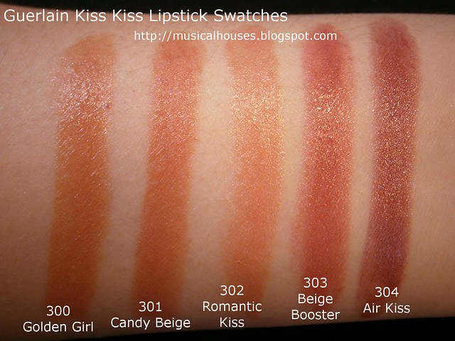 Guerlain Kiss Kiss Lipstick Swatches 1
