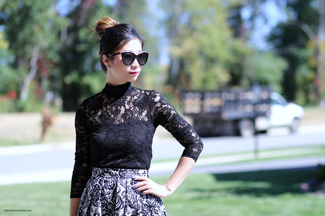 WHBM Lace Skirt