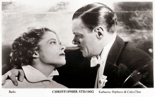 Colin Clive and Katharine Hepburn in Christopher Strong