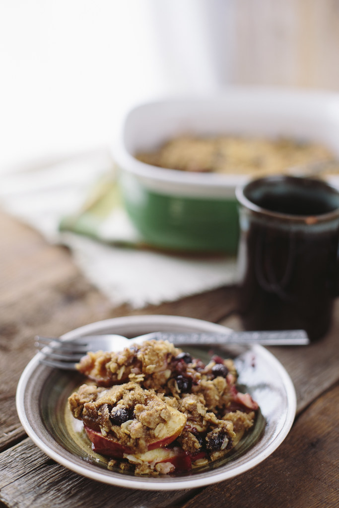 Apple Huckleberry Crisp Recipe