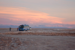 Sunset at Laguna Tebinquinche, San Pedro de Atacama, Chile