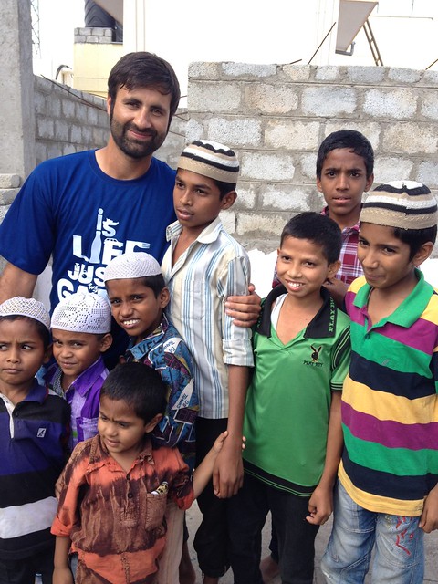 Cricketer Parvez Rasool at one of the initiatives