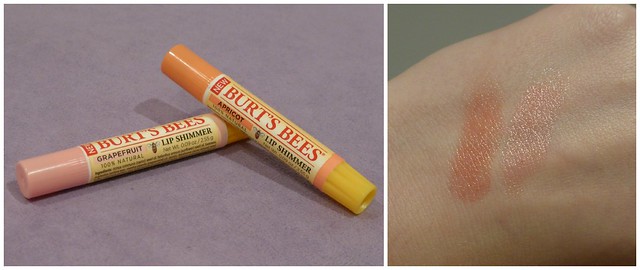 Burt’s Bees NEW 100% Natural Hydrating Lip Balm Coconut & Pear Shimmers Grapefruit  Apricot australian beauty review ausbeautyreview blog blogger honest swatch pretty beautiful drugstore cosmetics healthy priceline 3