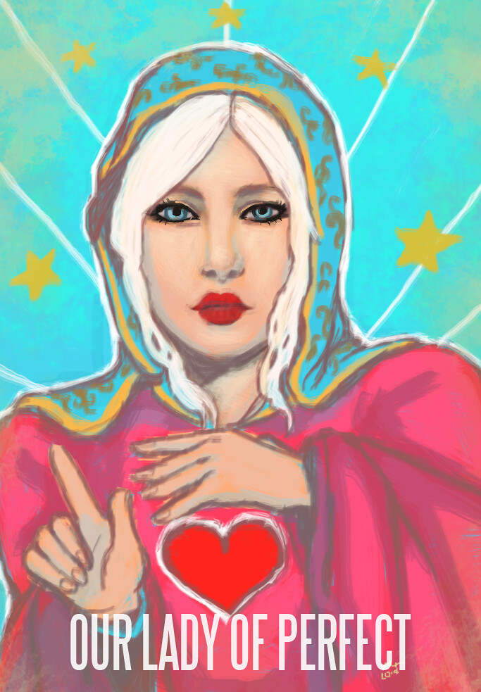[SOLD!] One Of A Kind SL Painting:  Our Lady Of Perfect