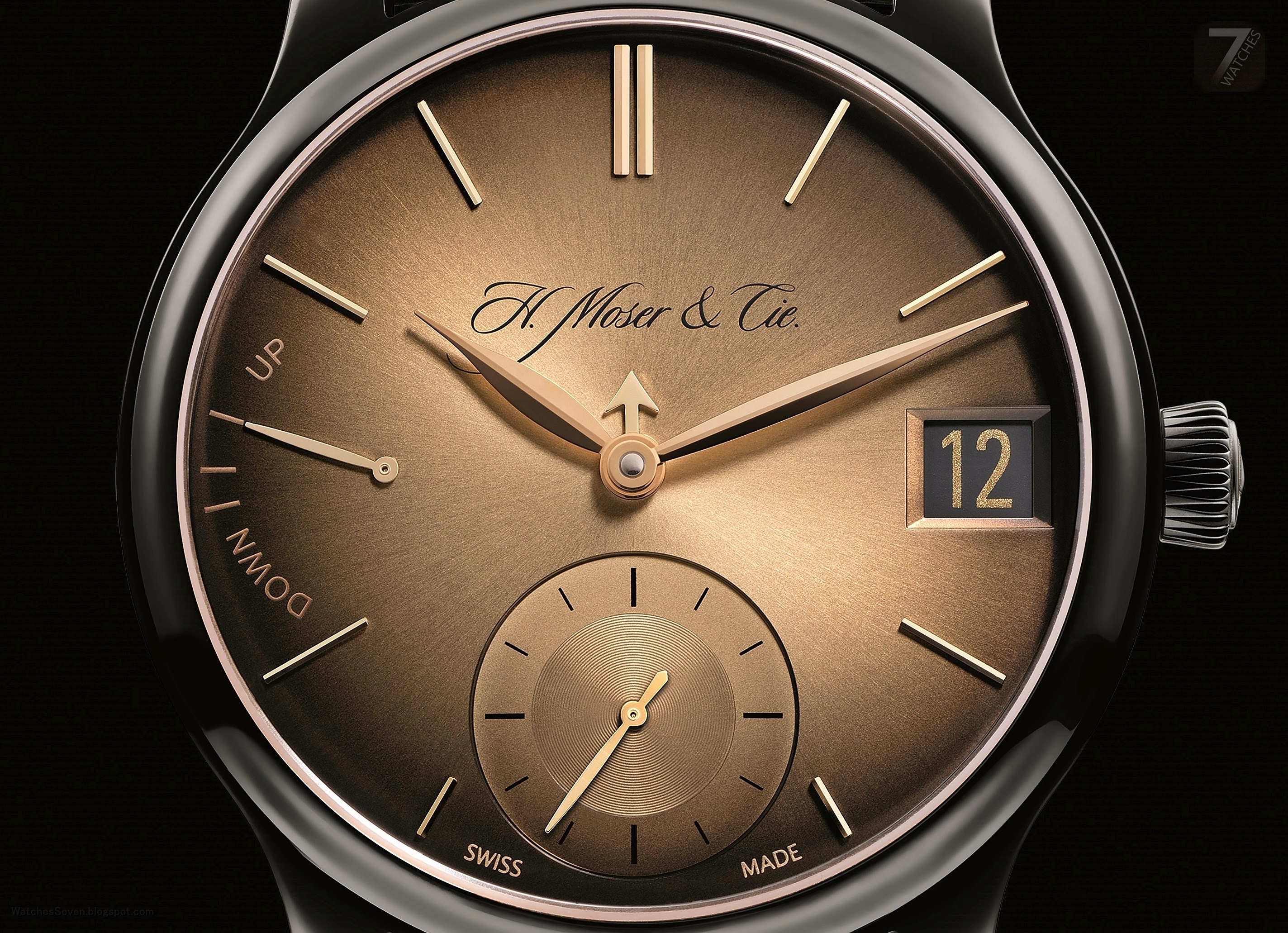 Watches 7: H. MOSER & CIE. – Endeavour Perpetual Calendar Black Golden ...