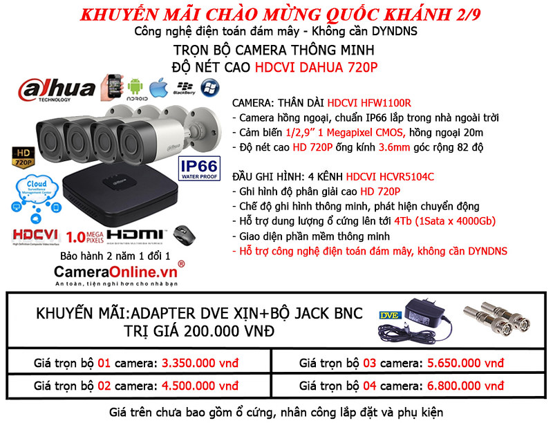 Camera an ninh FullHD, HD 720P, 960H, 800TVL KM giá siêu rẻ giảm từ 20% ~ 50% . - 6