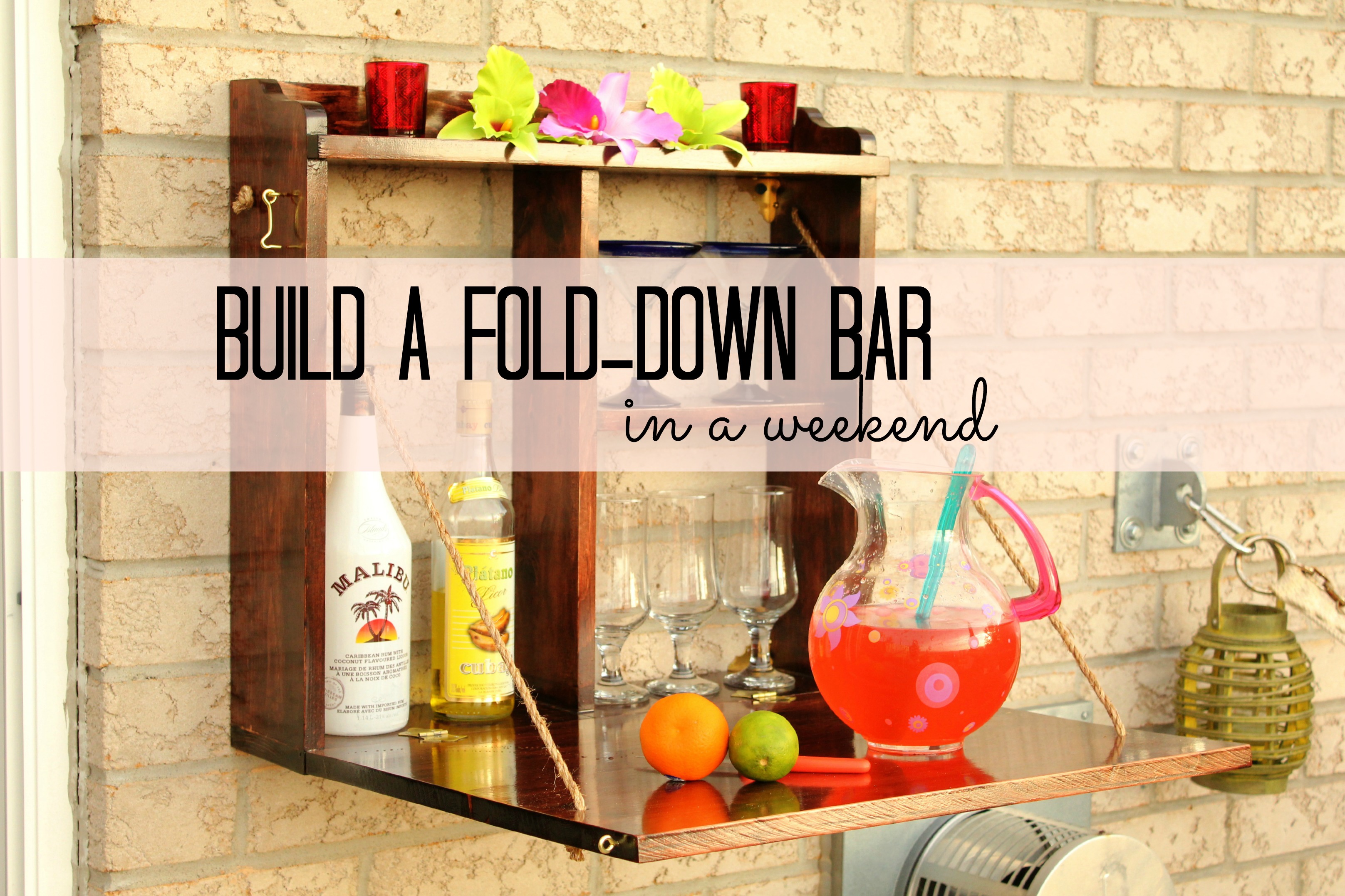 DIY fold down bar
