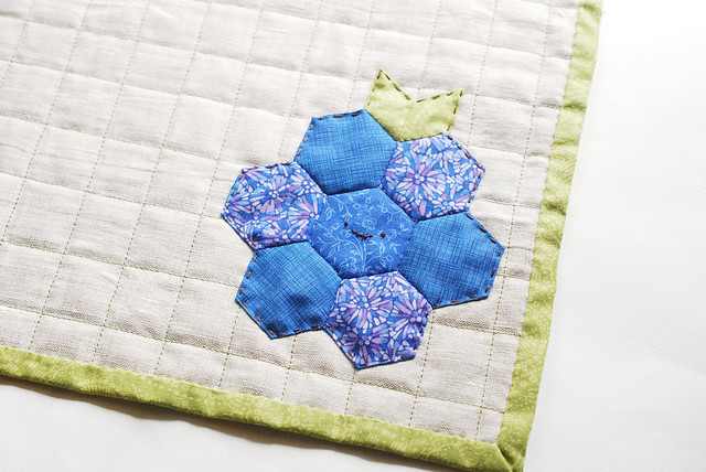 Berry EPP Quilted Placemat
