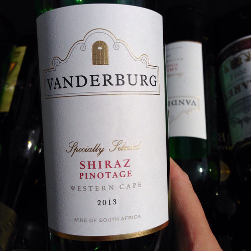 Vanderberg. Shiraz. Pinotage. Red wine.