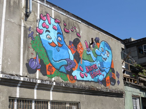 Streetart in the Polymer quartal, Tallinn