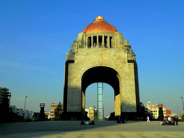2011 MEXICO-650  MEXICO CITY REPUBLIC PLAZA Monument to the Revolution 墨西哥城 共和广场 革命纪念碑