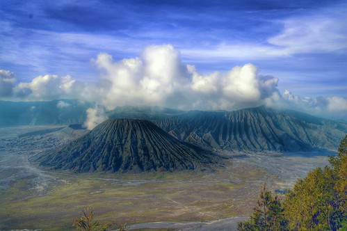 mountain indonesia landscape hdr