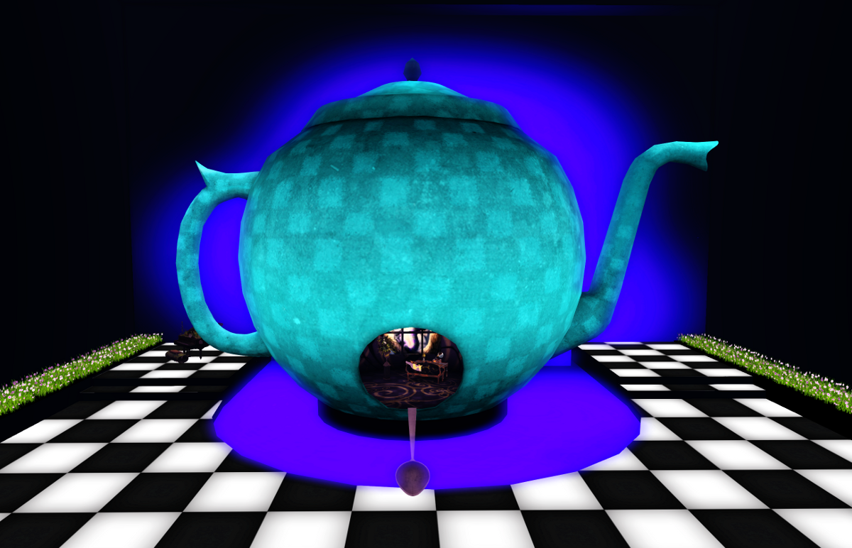 Inside the teapot