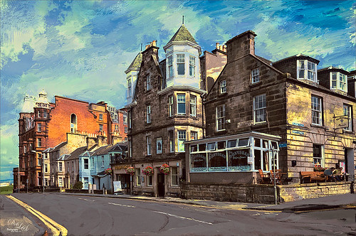 Image of a street in St. Andrews, Scotland