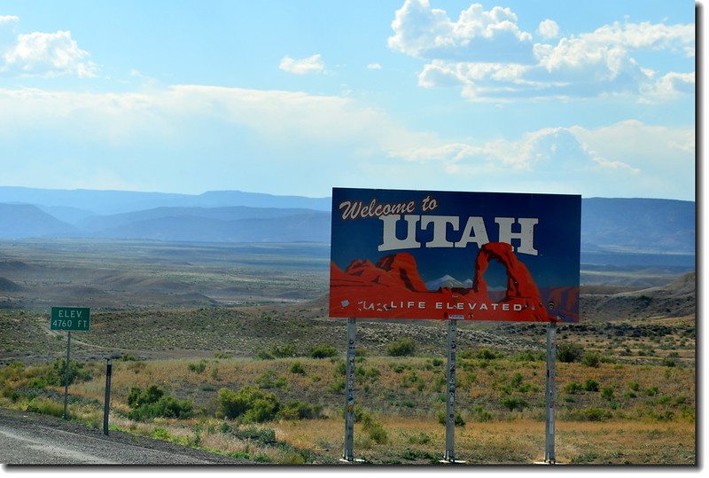 Colorado & Utah State Line (I-70)