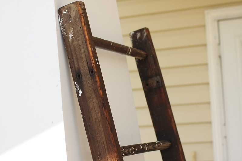 WIP old barn ladder