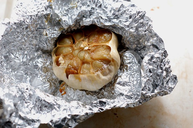 Roasted garlic by Eve Fox, the Garden of Eating, copyright 2014