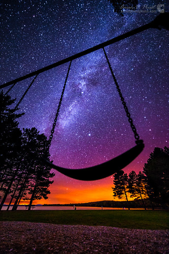 statepark camping beach silhouette night stars unitedstates maine swing workshop astrophotography miketaylor vega milkyway mooseheadlake lilybay beavercove halisowle