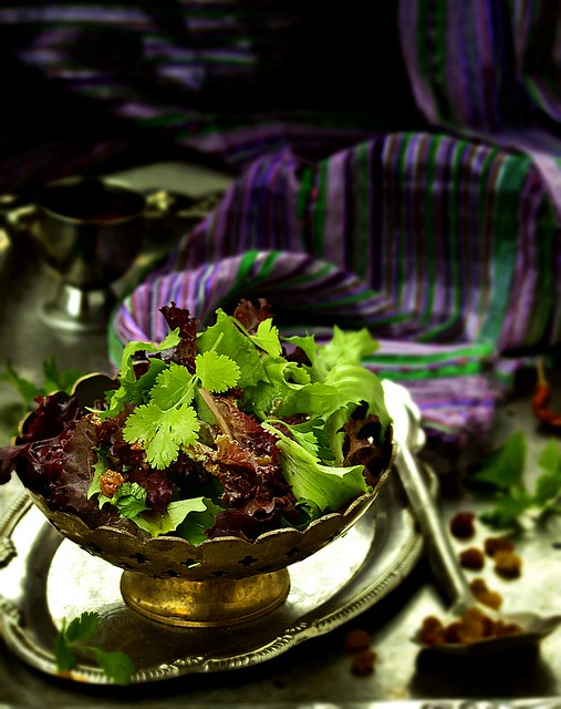  Два года с фотокамерой.Отчет. the Moroccan green salad with hot sauce and raisin.1