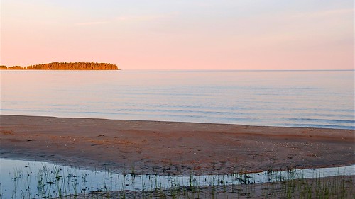 sunset summer lake beach evening bay interesting michigan summertime upnorth huron lakehuron 2014 lescheneauxislands d3000 nikond3000 puremichigan albanybay