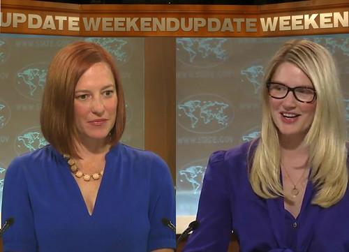 Jen Psaki and Marie Harf look like SNL charaters